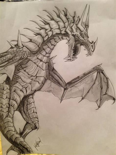 Drawing of a water dragon! Pin by Andrea Leonor on Cute, Cool, Like It | Dragon ...