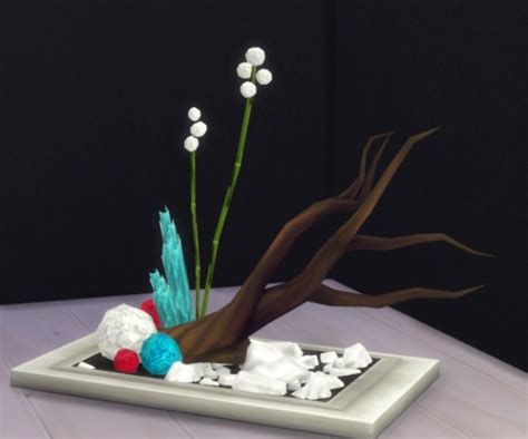 Ikebana Plants Set By Mary Jimenez At Pqsims4 Sims 4 Updates