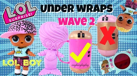 Lol Surprise Under Wraps Wave 2 Unboxing Scribbles Lol Surprise Boy