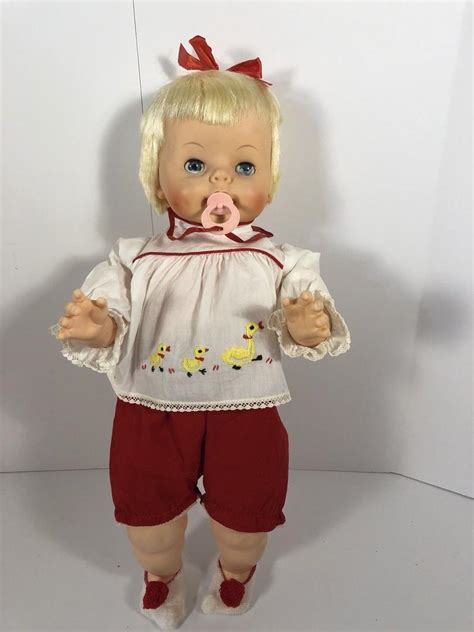 1965 Topper Baby Boo Deluxe Reading Corp 21 Working Doll Original Box
