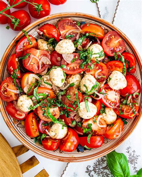Tomato Basil Salad Jo Cooks
