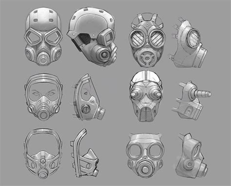 Masks Characters And Art Resident Evil Operation Raccoon City Gas