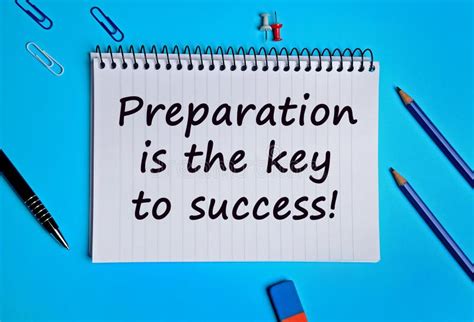 Preparation Is The Key To Success Stock Photo Image Of Crayon