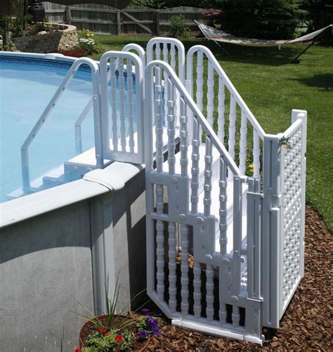 Blue Wave Easy Pool Step Ladder Above Ground Swimming Pools Entry