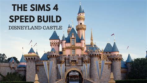 The Sims 4 Speed Build Disneyland Castle Youtube