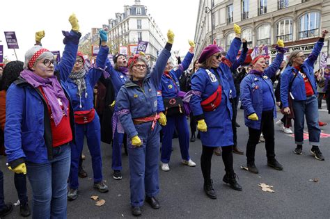 Thousands March In France To Denounce Violence Against