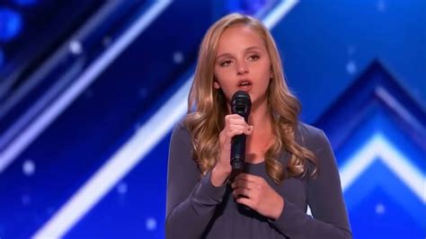 13 Year Old Evie Clair Sings Emotional Agt Audition For Dad Battling Cancer The Music Man