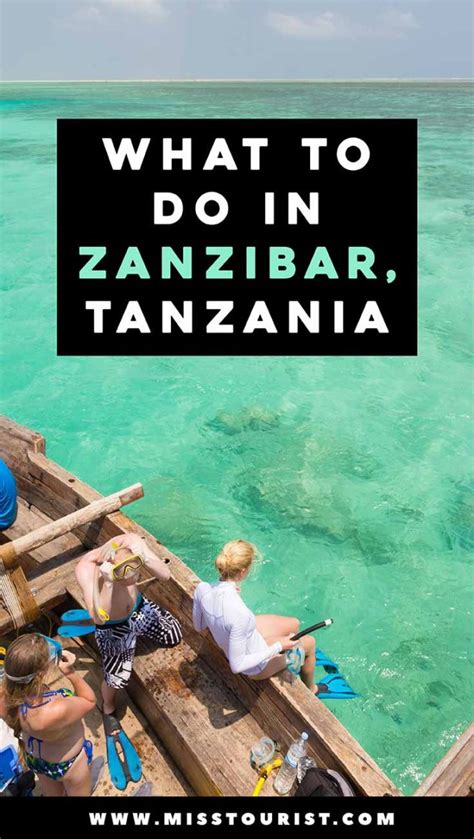 10 Unmissable Things To Do In Zanzibar Tanzania