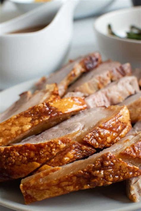 Air Fryer Pork Roast With Crispy Crackling Hint Of Healthy