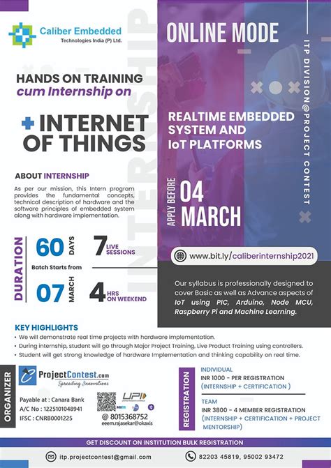 Real Time Embedded System IoT Platforms Hands On Training Cum