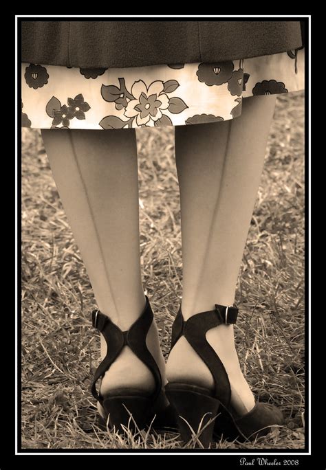 Those Were The Days Silk Stockings 1940s Style These W Flickr