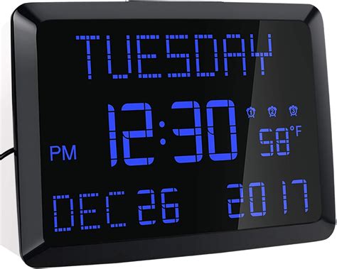 Extra Large Digital Wall Clock The Month And Date Display Helps You