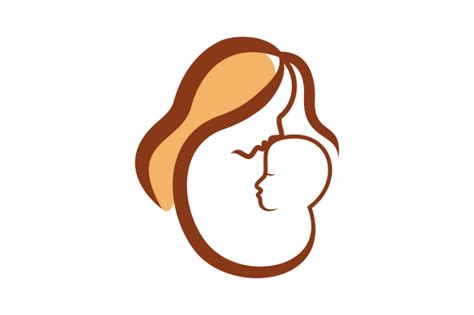 Mother With Her Baby Mothers Day Logo Graphic By 2qnah · Creative Fabrica