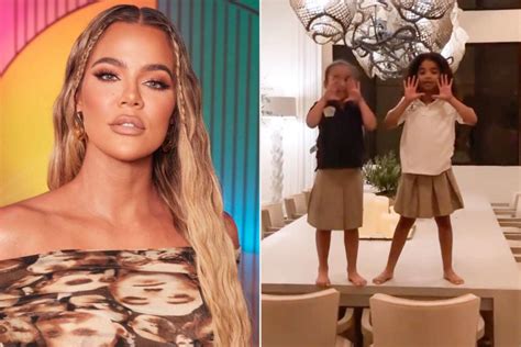 khloé kardashian shares adorable video of true and dream singing along to justin bieber s music