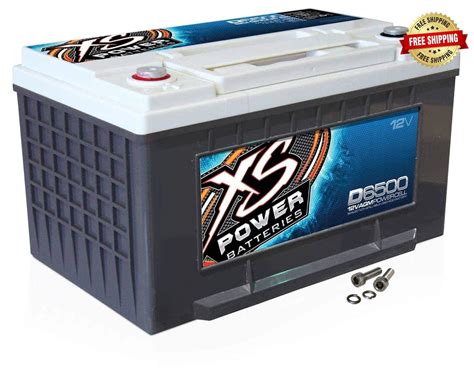 D6500 Xs Power 12vdc Agm Car Audio Battery 3900a 75ah Group 65 G2