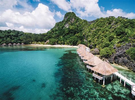 An Archipelago Dotted with Overwater Bungalows in The Philippines