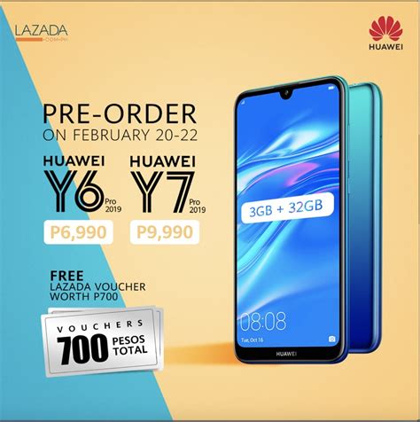 Huawei Y6 Pro 2019 And Y7 Pro 2019 Pre Order Announced Jam Online