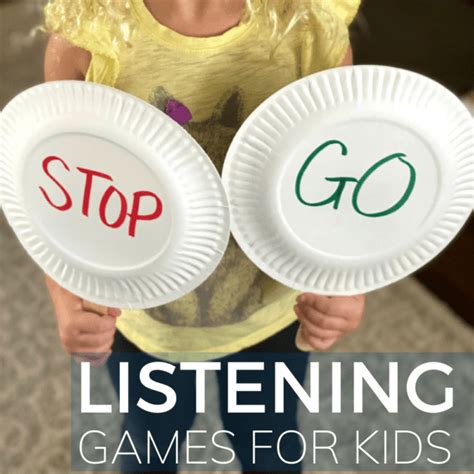 Listening Games Kindergarten Readiness Activity Toddler Approved