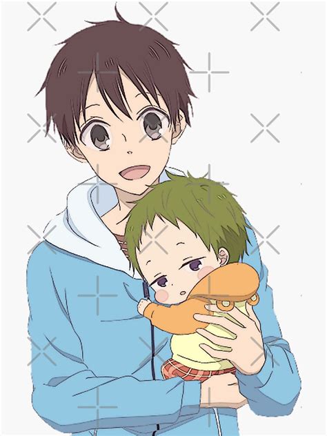 Gakuen Babysitters Ryuuichi And Kotaro Kashima Sticker For Sale By
