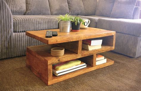 Chunky Rustic Coffee Table Etsy
