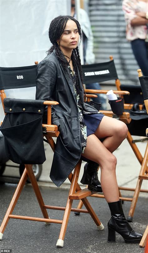Zoe Kravitz Looks Leggy As She Films New Series High Fidelity In Nyc