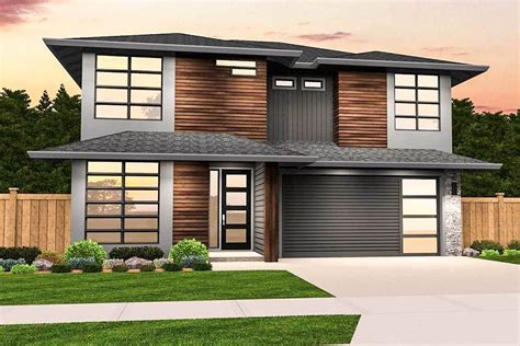 Plan 85206ms Narrow 3 Bed Modern Prairie Home Plan With