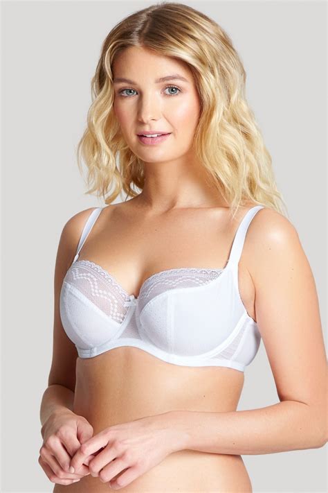 Cleo Hettie Underwired Balcony Bra White Available At The Fitting Room