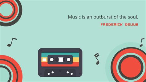 Music Is An Outburst Of The Soul Wallpaper Backiee