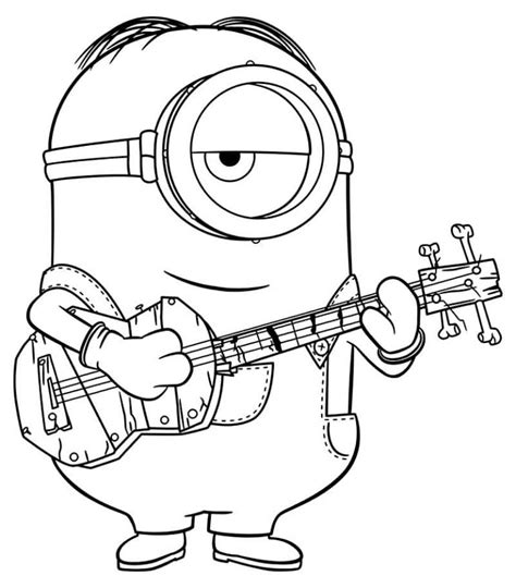 Desenhos Dos Minions Para Colorir Como Fazer Em Casa