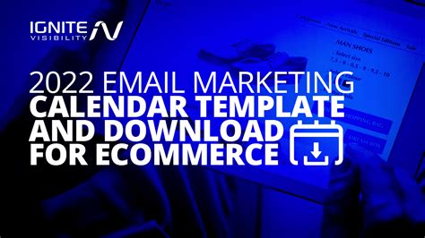2022 Email Marketing Calendar Template And Download For Ecommerce