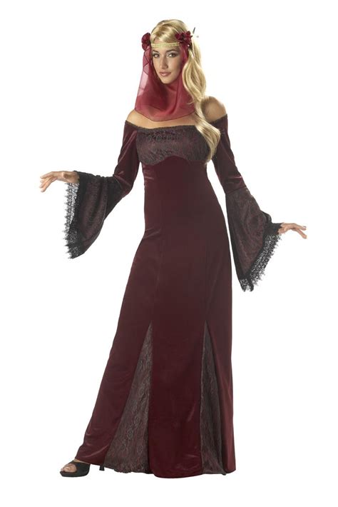 Renaissance Maiden Medieval Adult Women Costume Ebay