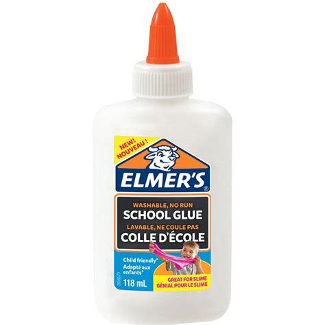 Elmers White Washable School Glue 118ml Hobbycraft