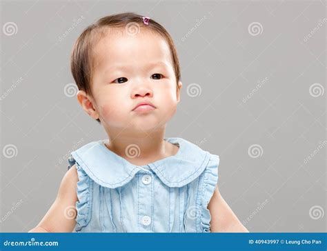 Baby Pouting Stock Photo Image 40943997