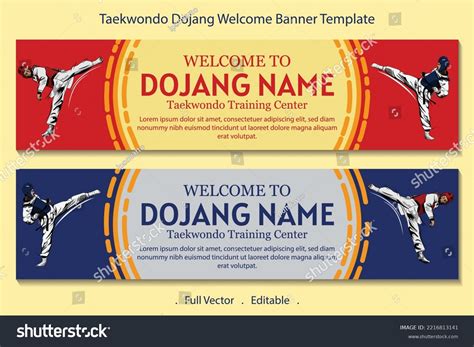 2137 Taekwondo Banner Images Stock Photos And Vectors Shutterstock
