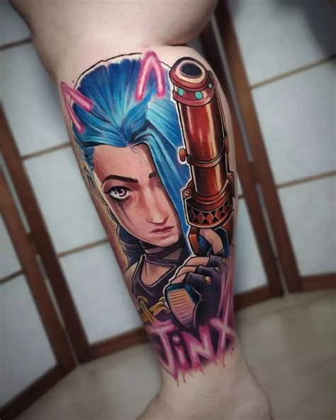 Tattoos Geek On Instagram Jinx Arcane Tatuagem Incrível Feita Por