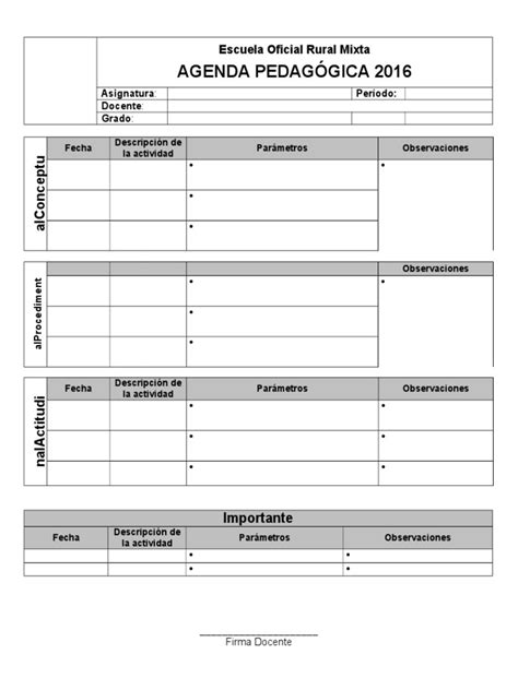 Agenda Pedagogica Aprendizaje Modificación De Comportamiento