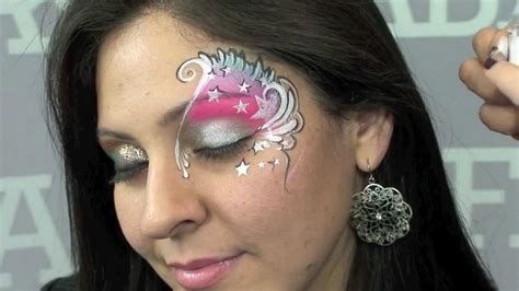 Pink Eyes A Face Painting Step By Step Youtube