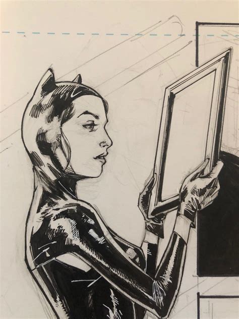 Art Tony Daniel Previewprogress Art Of Catwoman In City Of Bane R
