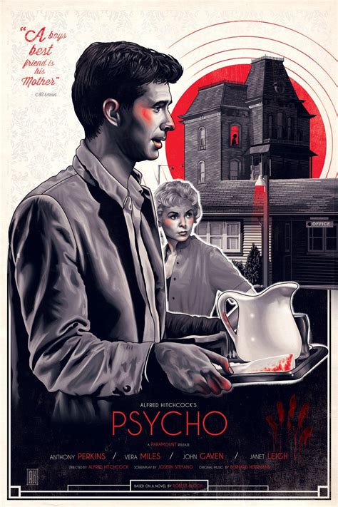 Psycho Original Film Poster Posterspy Horror Movie Art Horror