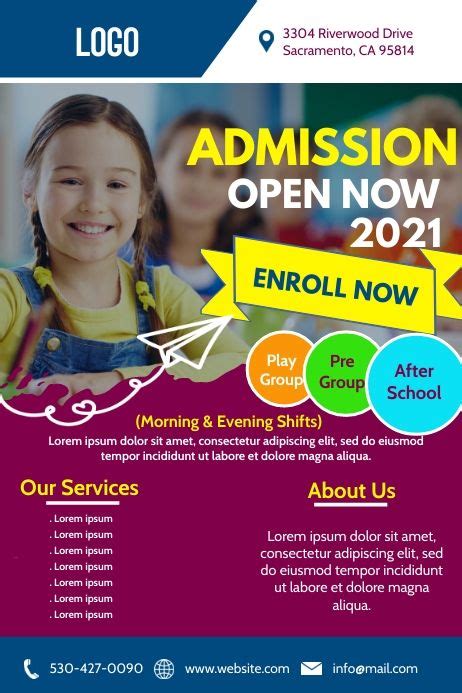 Admission Open Flyer