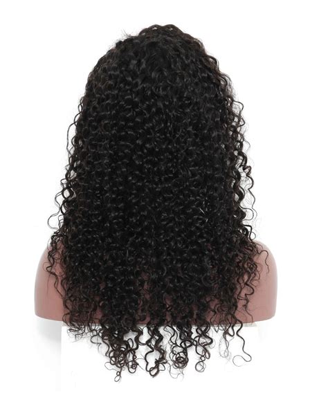 Brazilian Lace Wigs Deep Curly 120 Density Pre Plucked Natural