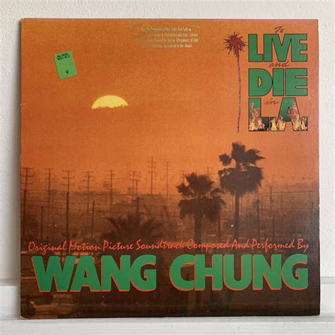 Wang Chung To Live And Die In La Vintage Spinster Records