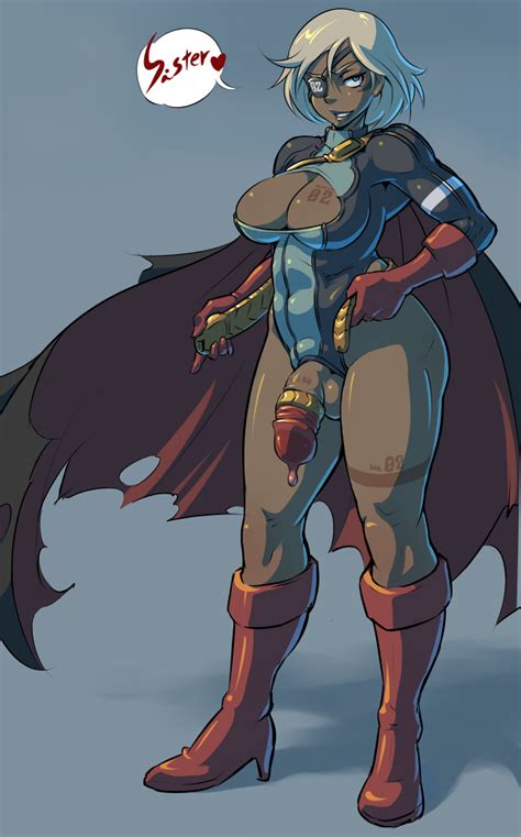 Rule 34 Belt Boots Breasts Cape Cleavage Corruption Dark