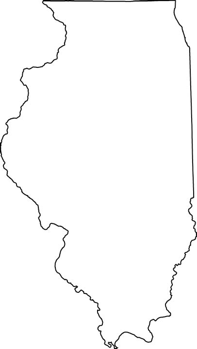 Map Illinois State · Free Vector Graphic On Pixabay