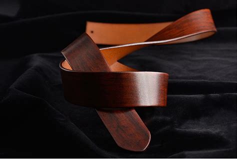 Semi Finished Vegetable Tanned Leather Belt Handmade Cowhide Etsy