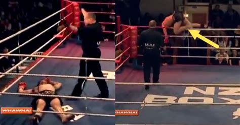 Kickboxer Gets Knocked Out But Still Celebrates Video Blog Evadează