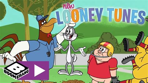 New Looney Tunes Bugs Plays Football Boomerang Uk 🇬🇧 Youtube