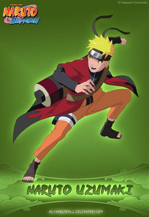 Naruto Sage Mode By Alxnarutoall Naruto Sage Naruto Vs Sasuke Madara