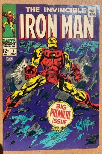 Marvel Comics Group The Invincible Iron Man 1 Comic Book 1968 1st