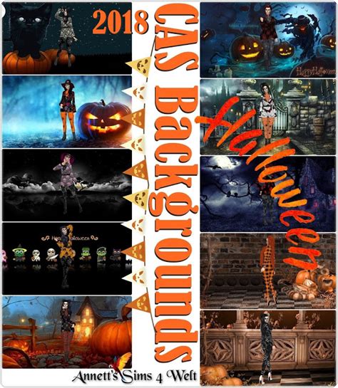 Cas Backgrounds Halloween 2018 At Annetts Sims 4 Welt Sims 4 Updates